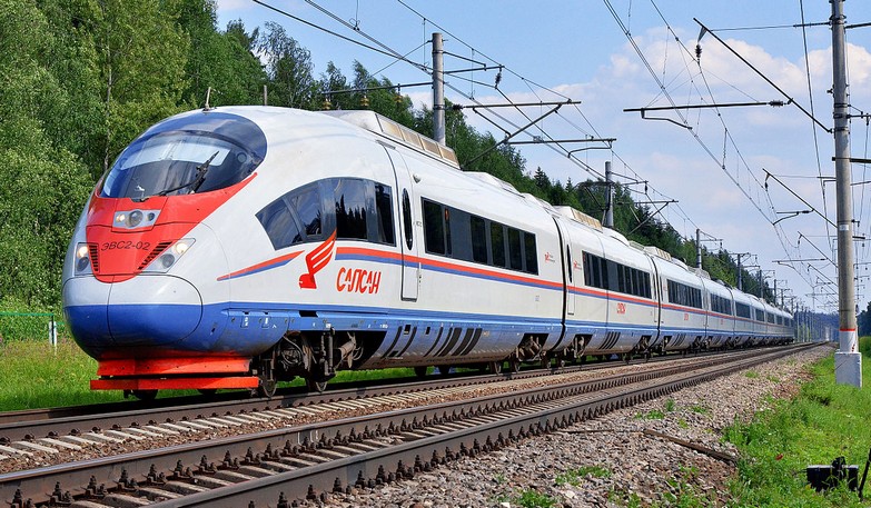 Transfer to Moscow by Sapsan high-speed train