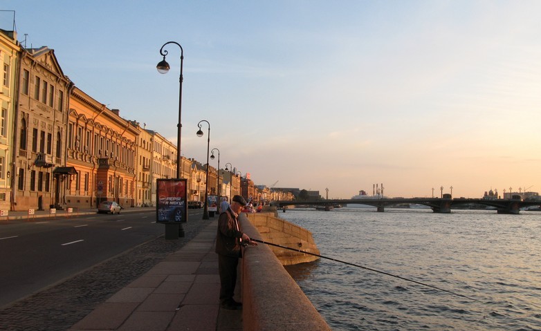 St. Petersburg embankment view