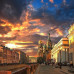 Walking Tour along Nevsky Prospect in St. Petersburg, Russia