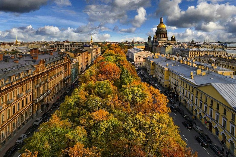 St. Petersburg panoramic view